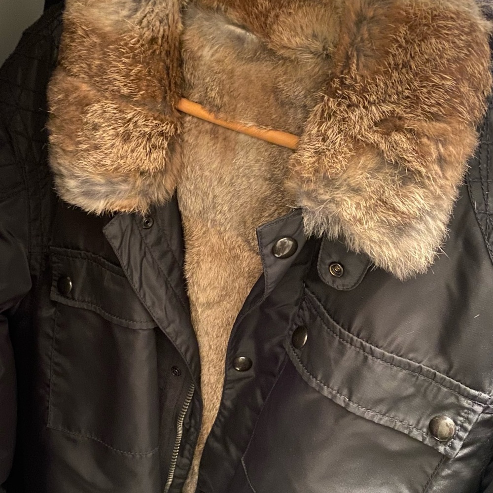 Men’s Juicy Couture 100% rabbit fur jacket/Large